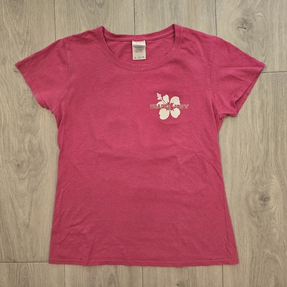 Trader Joes Hot Pink Tee - Picture 7 of 7
